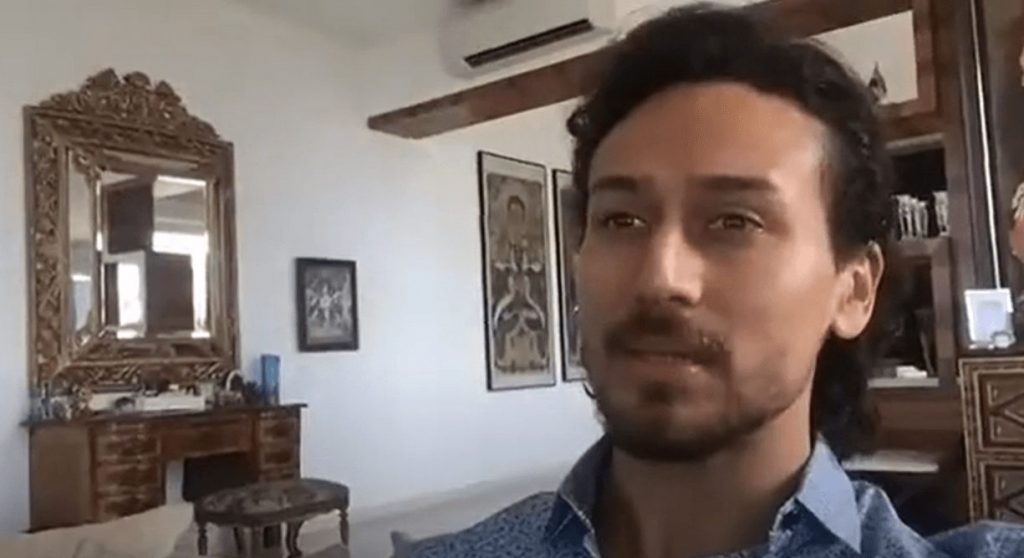 Tiger Shroff interview at his home