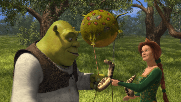 Cameron Diaz in Shrek, Shrek 2, Shrek the Third, and Shrek Forever After