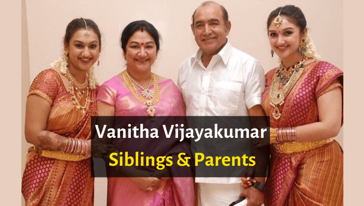 Vanitha Vijayakumar Family